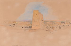 Temple of Edfou, Upper Egypt by John Frederick Lewis